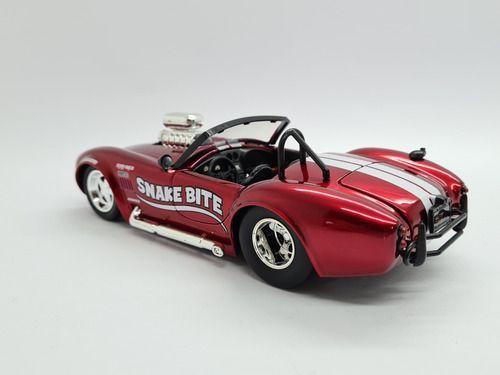 Miniatura Shelby Cobra 427 S/c 1965 Vermelho Jada 1:24 - Carrinhos
